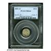 Image 1 : 1851-O 3CS MS64 PCGS. Olive, pearl-gray, and russ