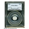 Image 1 : 1862 3CS MS66 PCGS. This brilliant and lustrous p