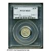 Image 1 : 1865 3CN MS65 PCGS. This is a frosty Gem with pal
