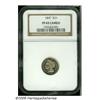 Image 3 : 1865 3CN PR65 Cameo NGC. Nicely contrasted and ge