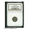 Image 1 : 1867 3CN PR66 Ultra Cameo NGC. This meticulously 