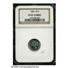 Image 1 : 1883 3CN PR67 Cameo NGC. A needle-sharp and essen