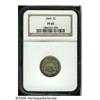 Image 1 : 1869 5C PR65 NGC. An early proof issue in the Shi