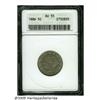 Image 1 : 1886 5C AU55 ANACS. A gunmetal-gray key date Nick
