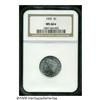 Image 3 : 1905 5C MS66 S NGC. A stone-white premium Gem wit