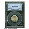 Image 1 : 1907 5C MS65 PCGS. Sharply struck with frosty lus