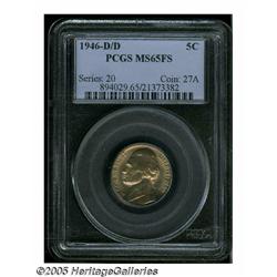 1946-D/D 5C MS65 Full Steps PCGS. FS-031. The min