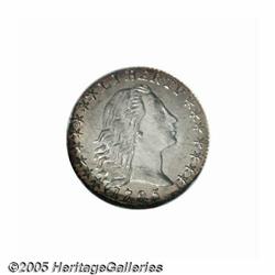 1795 H10C MS64 NGC. LM-8, V-5, R-3. A die crack (