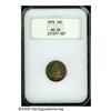 Image 1 : 1875 10C MS65 NGC. Sharply struck, the bright min