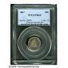 Image 1 : 1867 10C PR64 PCGS. The moderately toned surfaces