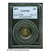 Image 3 : 1875 10C PR66 PCGS. Swirls of copper and lime-gre