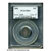 Image 1 : 1882 10C PR65 PCGS. Deeply toned in emerald-green