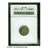 Image 1 : 1901-S 10C AU58 ANACS. Smooth surfaces exhibit li