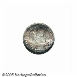 1901-S 10C MS66 NGC. Wisps of chestnut-russet and