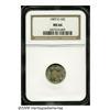 Image 3 : 1907-D 10C MS66 NGC. Splashes of golden-brown and