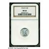 Image 1 : 1914-D 10C MS66 NGC. An important, late-date type