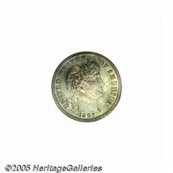 1907 10C PR67 NGC. Ex: Richmond Collection. A ver