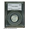 Image 1 : 1875-S 20C MS64 PCGS. This Near-Gem Twenty cent p
