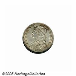 1836 25C MS64 NGC. B-1, R.2. A Choice Mint State 