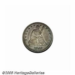 1849-O 25C --Scratched--ANACS. XF Details, Net VF