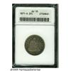 Image 3 : 1871-S 25C AU55 ANACS. Well detailed and essentia