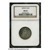 Image 1 : 1878-CC 25C MS63 NGC. Fully brilliant with reflec
