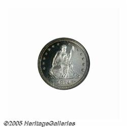 1874 25C Arrows PR64 Cameo NGC. Few 19th century 