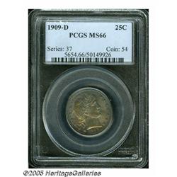 1909-D 25C MS66 PCGS. By the time 1909 rolled aro