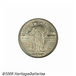 1916 25C MS61 ANACS. An Uncirculated example of t