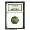 Image 1 : 1917 25C Type One MS65 Full Head NGC. Reddish-gol