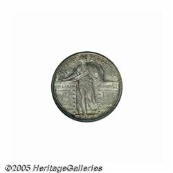 1917 25C Type One MS67 Full Head NGC. Fully struc