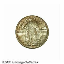 1918/7-S 25C MS62 NGC. One of two Mint State 1918