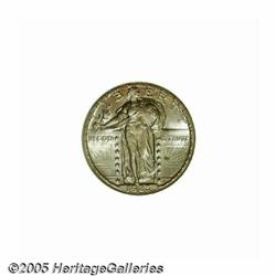 1923-S 25C MS64 Full Head NGC. Deep satiny luster