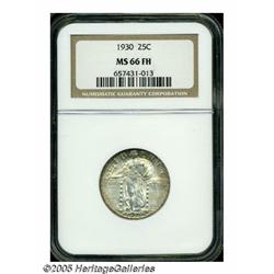 1930 25C MS66 Full Head NGC. Lustrous surfaces re