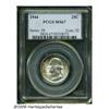 Image 1 : 1944 25C MS67 PCGS. Bright, fully lustrous surfac