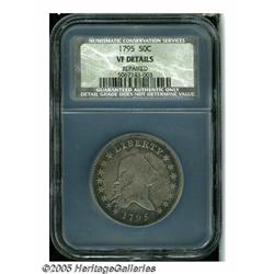 1795 50C 2 Leaves VF Details, Repaired, NCS. O-11