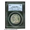 Image 1 : 1834 50C Small Date, Small Letters MS63 PCGS. O-1