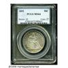 Image 3 : 1852 50C MS64 PCGS. The 1852 is an unusual date t