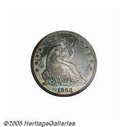 1864 50C PR66 NGC. Deeply reflective and flashy b