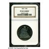 Image 1 : 1867 50C PR65 Cameo NGC. Only 625 proof halves we