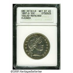 1897-S 50C --Tooled, Repaired, Cleaned--ANACS. Un