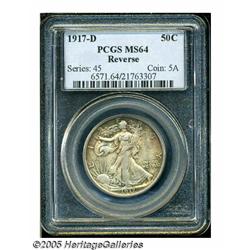 1917-D 50C Reverse MS64 PCGS. On February 14, 191