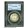 Image 1 : 1941-S 50C MS65 PCGS. Peripheral golden-brown and