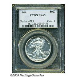 1939 50C PR65 PCGS. Immaculate, essentially unton