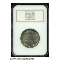 1954-S 50C MS67 NGC. This is a stunning example w