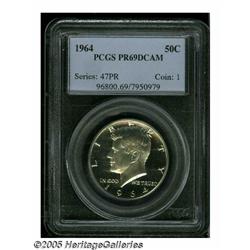 1964 50C PR69 Deep Cameo PCGS. Type Two Reverse. 
