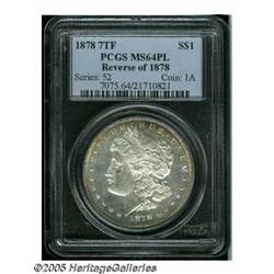 1878 7TF S$1 Reverse of 1878 MS64 Prooflike PCGS.