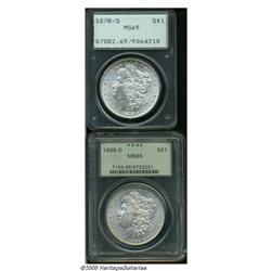 1878-S S$1 MS65 PCGS, sharply struck, and brillia