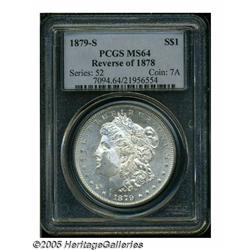 1879-S S$1 Reverse of 1878 MS64 PCGS. This is a f