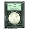 Image 1 : 1880-CC S$1 MS64 PCGS. This lustrous older holder